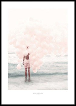 Poster Behind the balloons